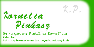 kornelia pinkasz business card
